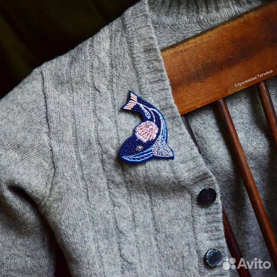 Брошь из шерсти, брошь, броши, ручная работа