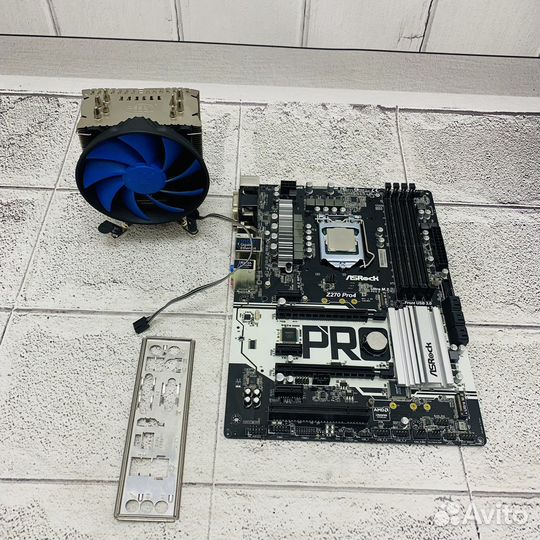 Комплект I7-7700/Asrock Z270 PRO 4 + кулер