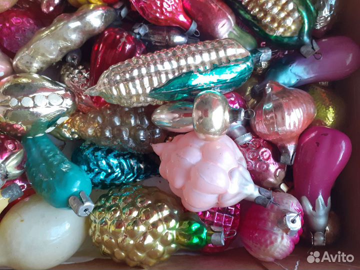 Фрукты, овощи из СССР на елку