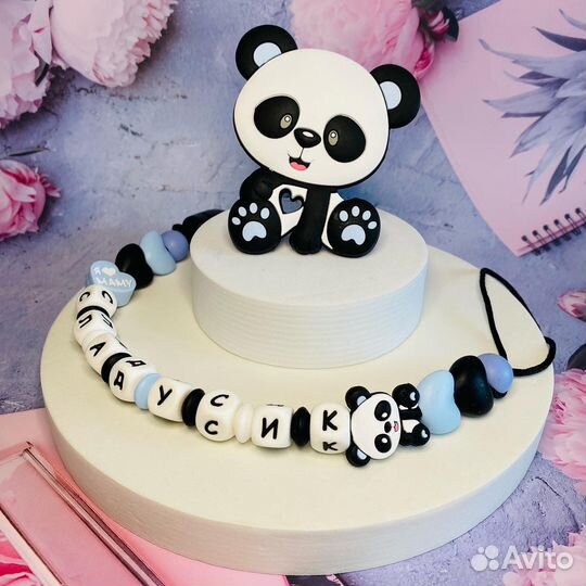 Именной держатель. Грызунок. Прорезыватель