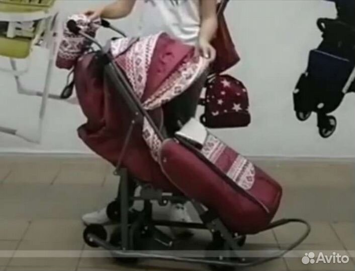 Санки коляска Pikate Скандинавия