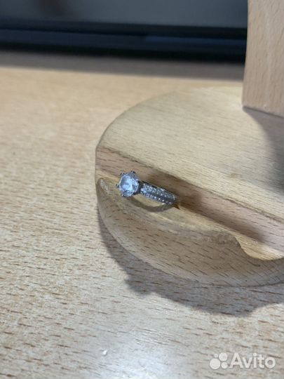 Серебряное кольцо 16 размер
