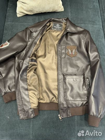 Кожаная куртка bieraoduo