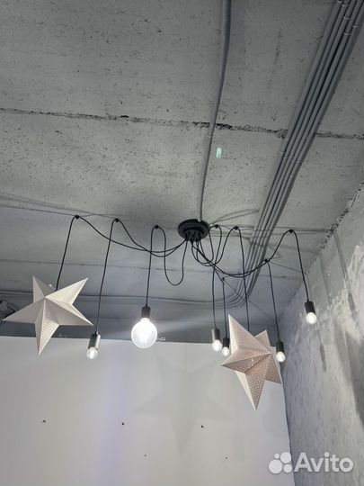 Люстра потолочная паук