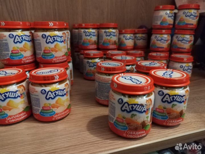 Детские пюре Агуша