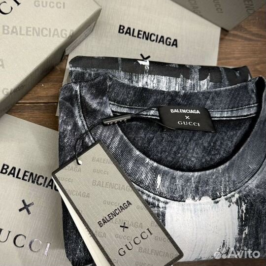 Футболка Gucci x Balenciaga (Premium)
