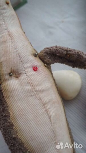 Игрушка кит ручной работы