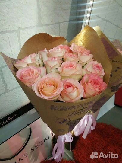 Цветы розы букет