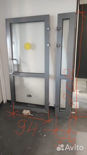 Дверь пластиковая входная и межтамбурная