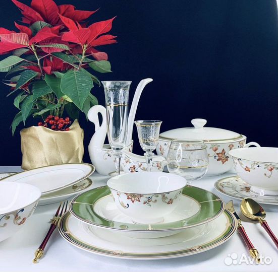 Столовый сервиз в стиле villeroy