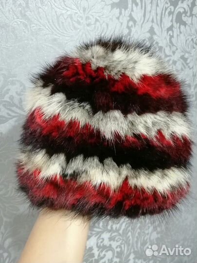 Шапка норковая женская