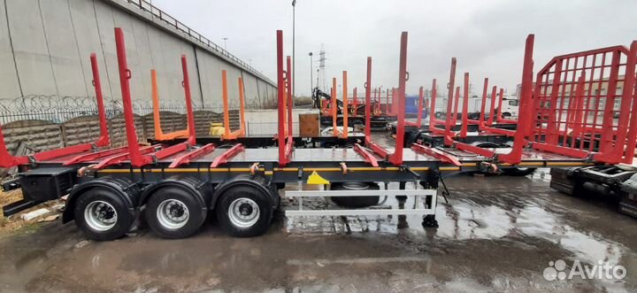 Полуприцеп лесовоз (сортиментовоз) Стройремавто АПС 553604, 2022