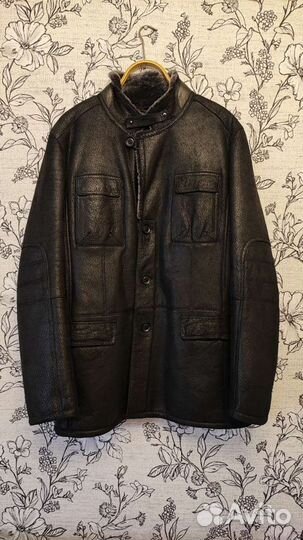 Кожаная дубленка мужская