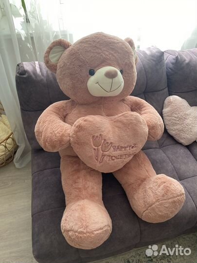 Плюшевый медведь большой новый