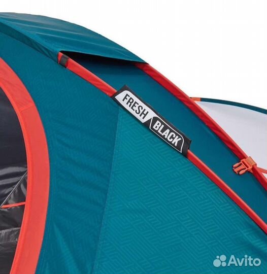 Палатка 3 местная Quechua 2 seconds 3 Fresh&Black