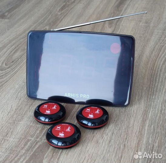 Кнопка вызова официанта-кальянщика Премиум и табло