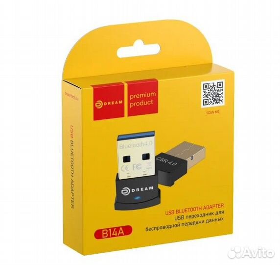 Bluetooth адаптер USB, Dream B14A