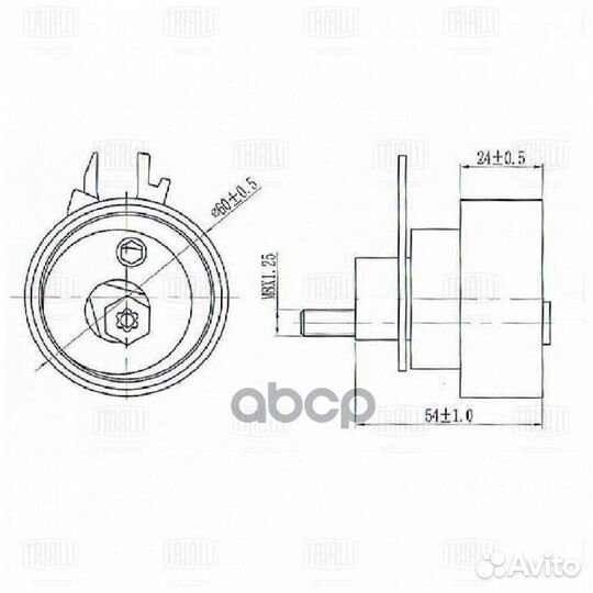 Ролик грм для а/м VW Polo Sedan (RUS) (10) 1.4