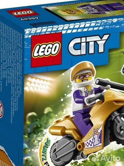 Конструктор lego City Stuntz 60309 Мотоцикл