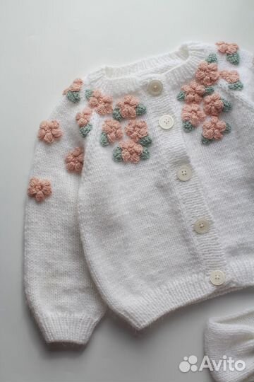 Кардиган ручной работы