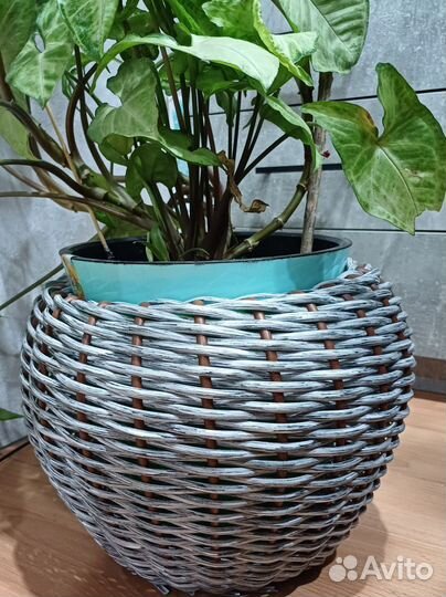 Кашпо из ротанга 7л