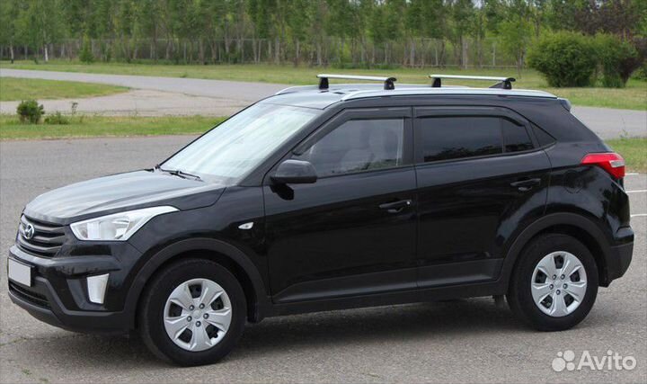 Рейлинги продольные на крышу Hyundai creta 2016-20