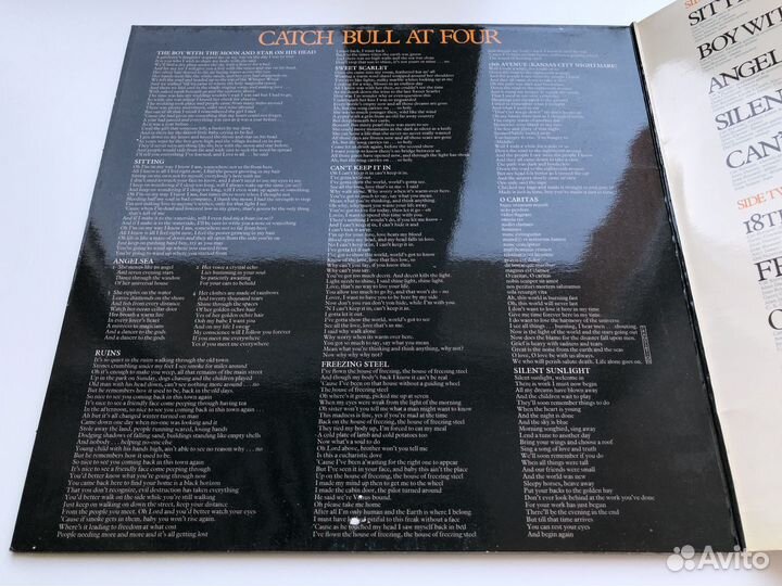 LP Cat Stevens – Catch Bull AT Four 1972 UK 4U/5U