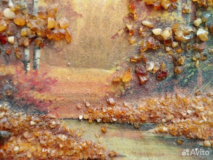 Картина из янтаря