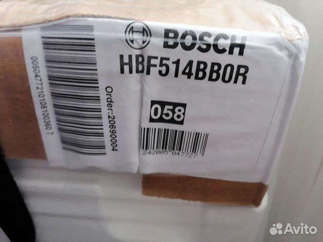 Встраиваемый духовой шкаф Bosch hbf514bb0r объявление продам