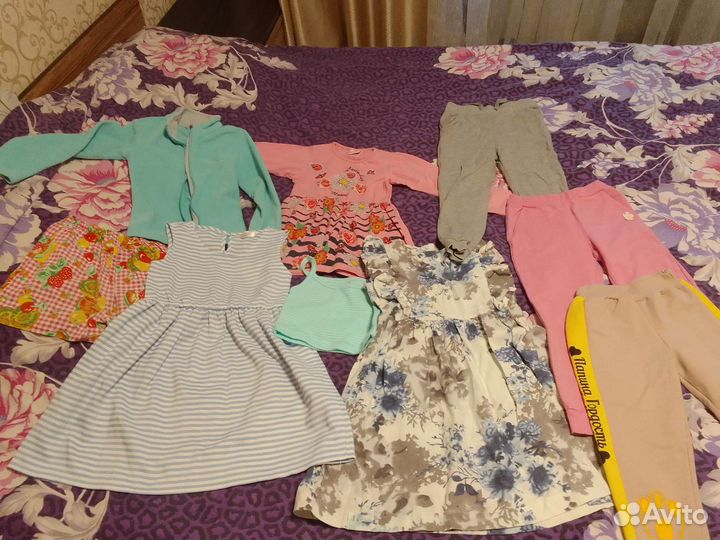 Продаю детские вещи и обувь пакетом на девочку