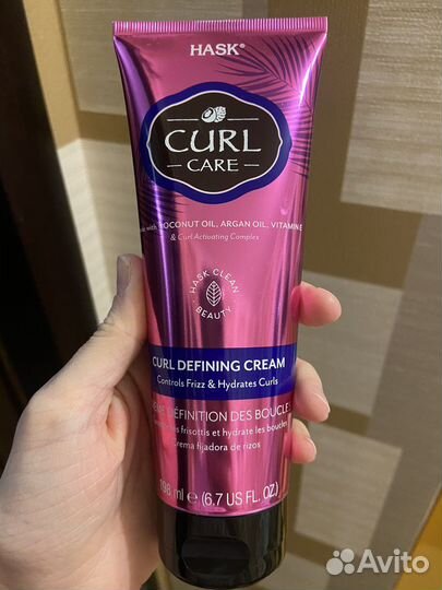 Несмываемый уход для кудрявых волос Hask curl care
