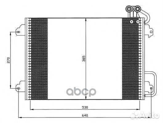Радиатор кондиционера 35340 NRF