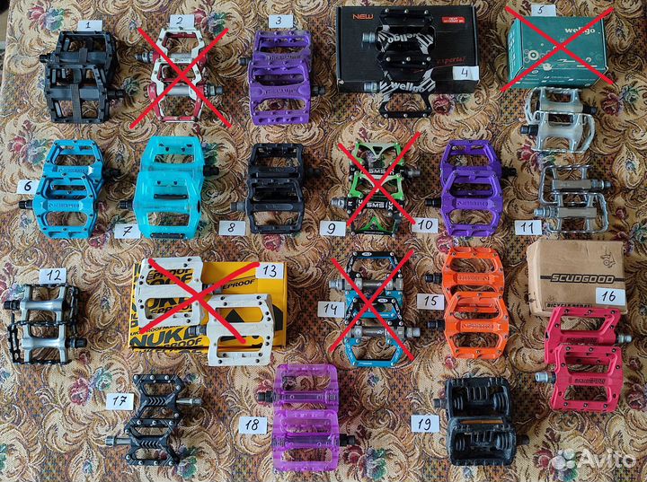 Педали разные для велосипеда