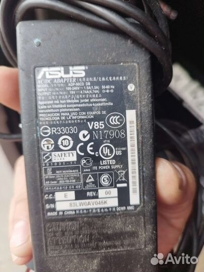 Блок питания для ноутбука asus