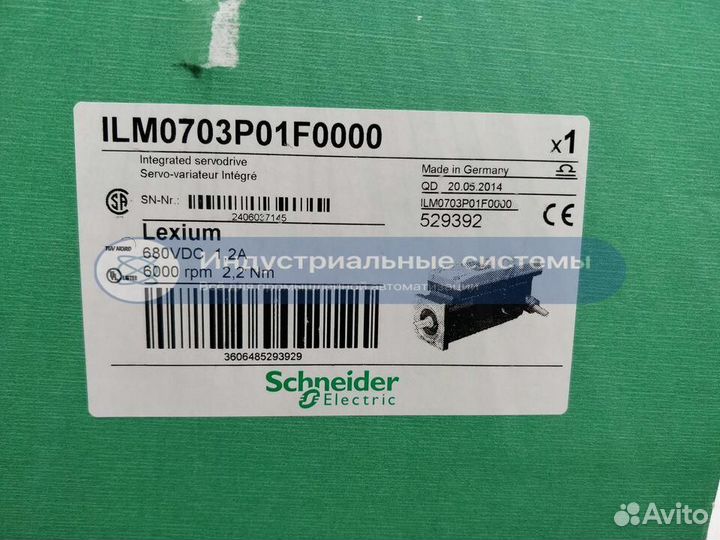 Серводвигатель Schneider Electric ILM0703P01F0000