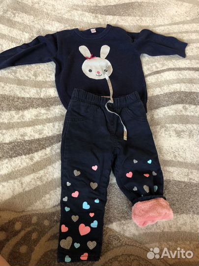 Джинсы, кофта