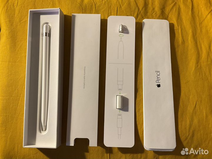 Стилус apple pencil 1, оригинал, б/у