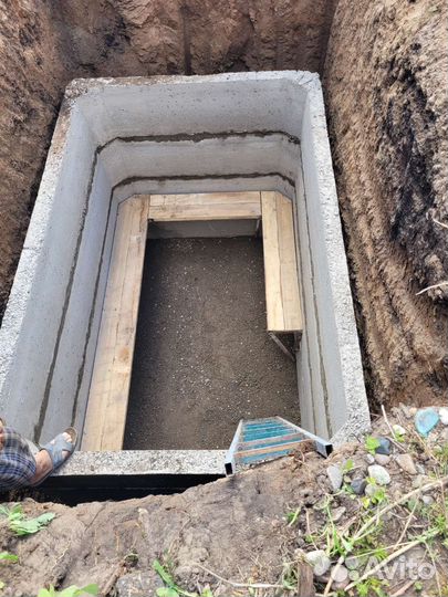 Установка септика погреба под ключ