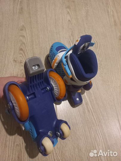 Роликовые коньки детские раздвижные