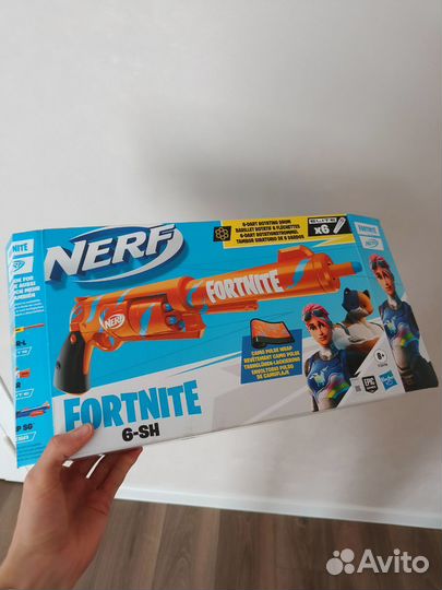 Nerf fortnite бластер