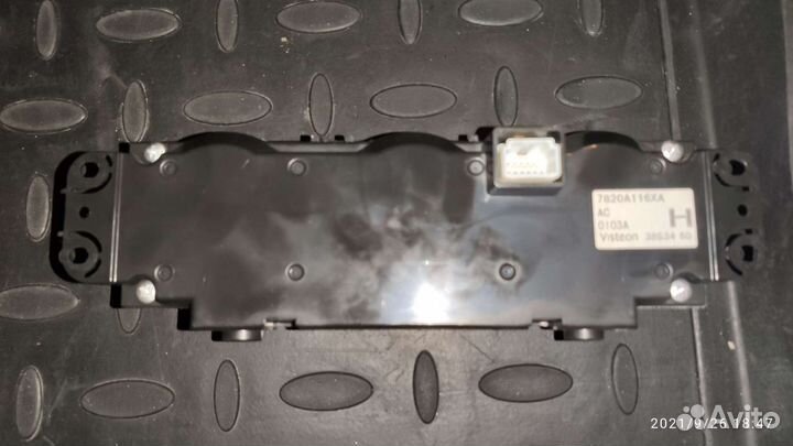 Блок управления отопителем Mitsubishi 7820A116XA