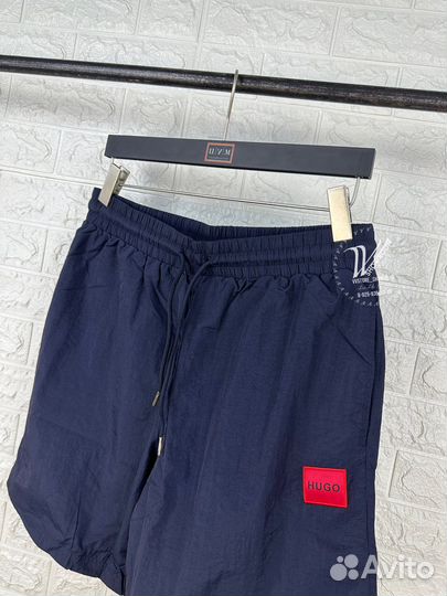 Шорты плавательные с сеточкой Hugo Blue