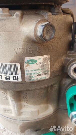 Компрессор кондиционера hyundai elantra 1.6 2007