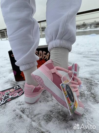 Кроссовки cat sofa розовые