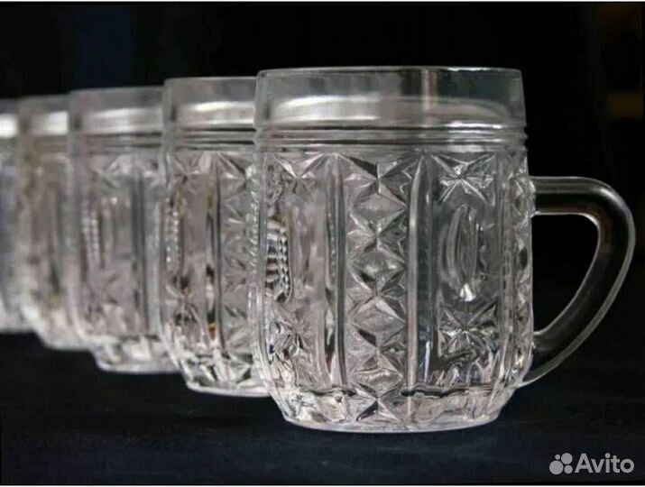 Кружка хрустальная СССР 8шт