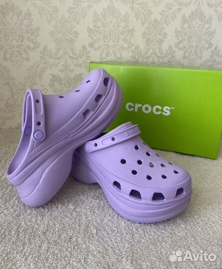 Crocs crash женские на платформе