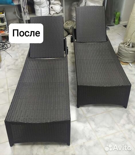 Реставрация плетеной мебели