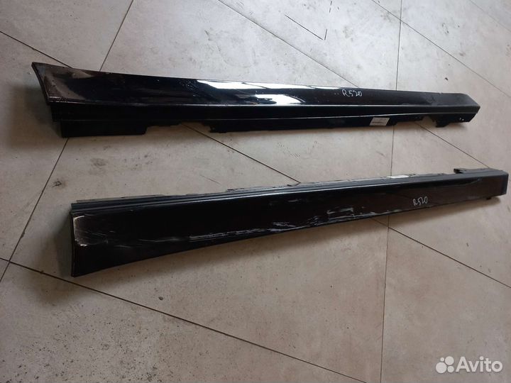 Накладка порогов пластик bmw 3 F30