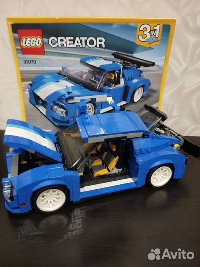 Lego Creator 31070 Гоночный автомобиль 3 в 1