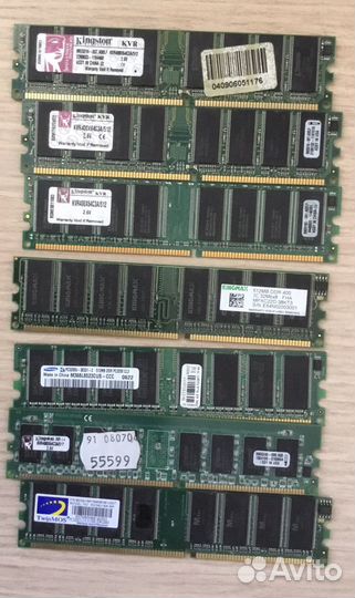 DDR3 2GB/1GB; DDR2 2GB/1GB; DDR1